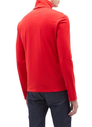 背面 - 点击放大 - CALVIN KLEIN 205W39NYC - 品牌名称高领棉质上衣