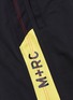  - M+RC NOIR - 几何图案品牌名称侧条纹休闲裤