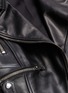  - ALEXANDER MCQUEEN - Leather peplum biker jacket