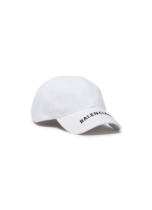 首图 - 点击放大 - BALENCIAGA - 品牌名称刺绣斜纹布棒球帽
