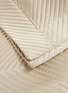 细节 –点击放大 - FRETTE - Luxury Herringbone人字纹混棉及丝床罩－米色