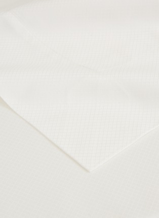 细节 –点击放大 - FRETTE - Net特大双人床网格提花纯棉四件套－奶白色