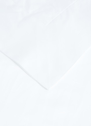 细节 –点击放大 - FRETTE - 纯棉棉缎枕套－白色