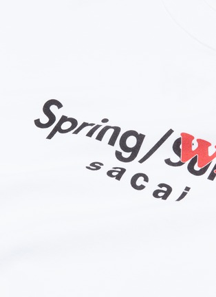  - SACAI - Spring/Winter印花纯棉T恤