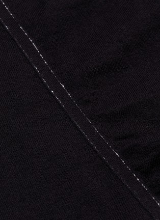  - ZIGGY CHEN - 缝线细节小羊绒针织衫