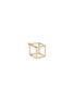 首图 - 点击放大 - SHIHARA - 'Square' diamond 18k yellow gold cube single earring – 7mm