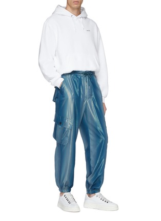 模特儿示范图 - 点击放大 - FENG CHEN WANG - 光泽感工装裤