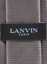 细节 - 点击放大 - LANVIN - 编织格纹提花真丝领带