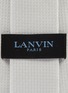 细节 - 点击放大 - LANVIN - 编织格纹提花真丝领带