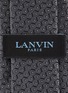 细节 - 点击放大 - LANVIN - 六边形提花真丝领带