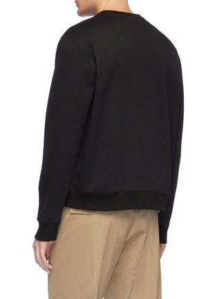 背面 - 点击放大 - VALENTINO GARAVANI - VLTN品牌名称压纹混棉卫衣
