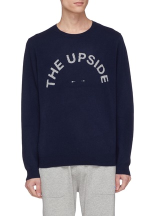 首图 - 点击放大 - THE UPSIDE - 品牌标志嵌花羊绒针织衫