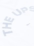  - THE UPSIDE - The Newman条纹品牌名称水洗纯棉T恤