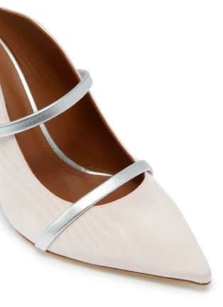 细节 - 点击放大 - MALONE SOULIERS - 'Maureen' strappy moire mules