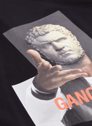  - NEIL BARRETT - Gangsta 02雕塑印花T恤