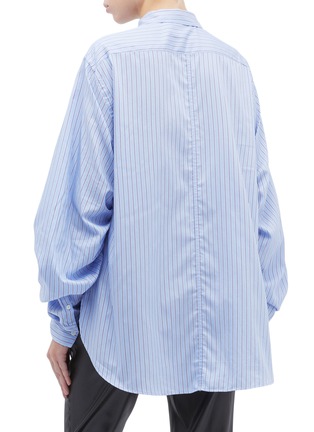 背面 - 点击放大 - 3.1 PHILLIP LIM - 抽褶泡泡袖条纹衬衫