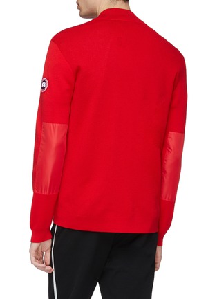背面 - 点击放大 - CANADA GOOSE - WindBridge尼龙拼接美丽诺羊毛针织开