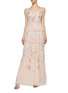 模特儿示范图 - 点击放大 - NEEDLE & THREAD - Floral Gloss亮片花卉薄纱吊带裙