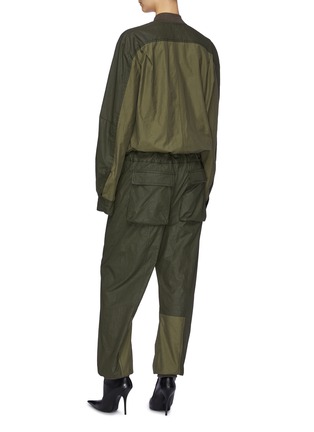 背面 - 点击放大 - HAIDER ACKERMANN - 拼接设计混棉连体裤