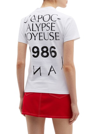 背面 - 点击放大 - HELMUT LANG - L'APOCALYPSE JOYEUSE品牌名称T恤