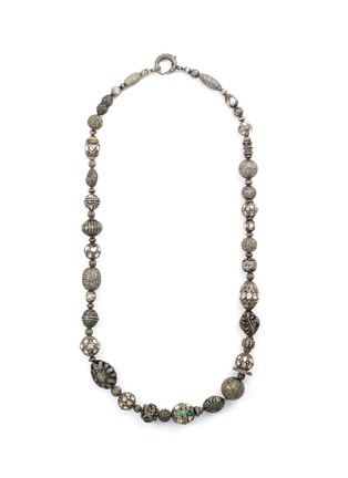 首图 –点击放大 - AISHWARYA - Diamond gemstone silver gold alloy necklace