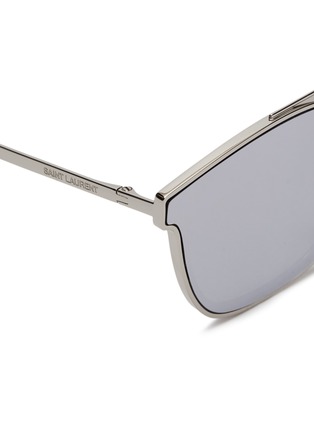 细节 - 点击放大 - SAINT LAURENT - Classic 28双鼻梁金属镜框太阳眼镜
