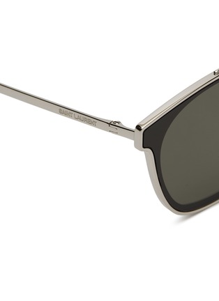 细节 - 点击放大 - SAINT LAURENT - Classic 28双鼻梁金属镜框太阳眼镜
