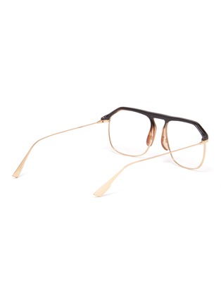 模特儿示范图 - 点击放大 - DIOR - 板材顶框金属飞行员眼镜