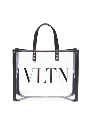 首图 - 点击放大 - VALENTINO GARAVANI - Valentino Garavani VLTN品牌名称PVC托特包