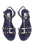 细节 - 点击放大 - VALENTINO GARAVANI - Rockstud caged PVC sandals