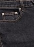  - SONIA RYKIEL - Saint-Germain纯棉水洗露踝喇叭牛仔裤
