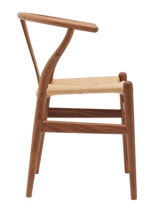 细节 –点击放大 - CARL HANSEN & SØN - CH24 手工编织纸绳及核桃木椅－棕色