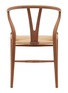  - CARL HANSEN & SØN - CH24 手工编织纸绳及核桃木椅－棕色