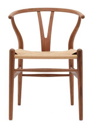 首图 –点击放大 - CARL HANSEN & SØN - CH24 手工编织纸绳及核桃木椅－棕色