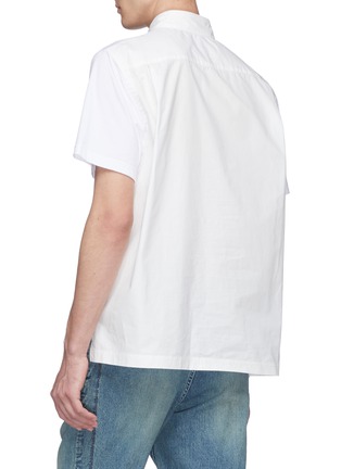 背面 - 点击放大 - SACAI - 府绸衬衫拼接纯棉T恤
