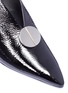 细节 - 点击放大 - MERCEDES CASTILLO - Ainsley金属圆形缀饰切割高跟穆勒鞋