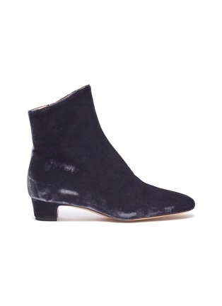 首图 - 点击放大 - EMMA HOPE - 'Zippo' velvet ankle boots