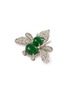 细节 - 点击放大 - SAMUEL KUNG - Diamond jadeite 18k white gold brooch