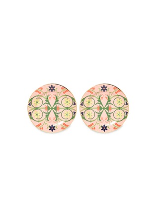 首图 –点击放大 - LA DOUBLEJ - x Ancap花卉图案陶瓷甜品盘两件套