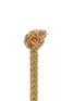 细节 - 点击放大 - BITTERSWEET - Rope knot 18k镀金扭结链条不对称耳环