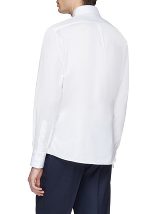 背面 - 点击放大 - BRUNELLO CUCINELLI - 法式衣领纯棉衬衫