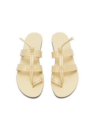 细节 - 点击放大 - TRADEMARK - 'Capra' knotted leather sandals