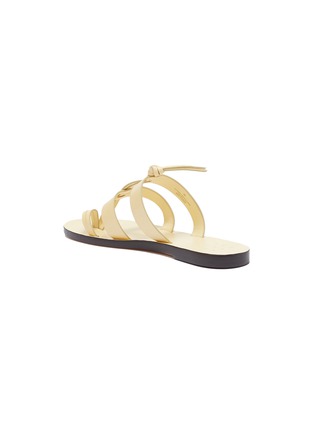  - TRADEMARK - 'Capra' knotted leather sandals