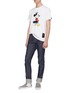  - RAG & BONE - x Disney Mickey Mouse中性款拼接米奇图案纯棉T恤