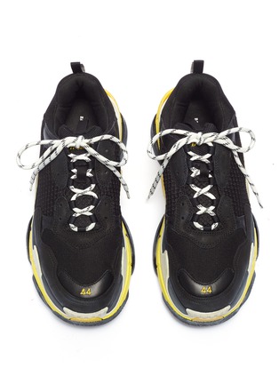 细节 - 点击放大 - BALENCIAGA - Triple S拼接设计运动鞋