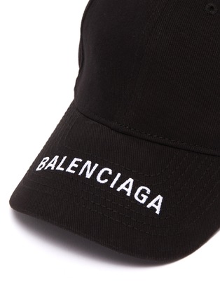细节 - 点击放大 - BALENCIAGA - Everyday logo刺绣纯棉棒球帽