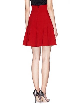 背面 - 点击放大 - DOLCE & GABBANA - 纯色高腰喇叭短裙