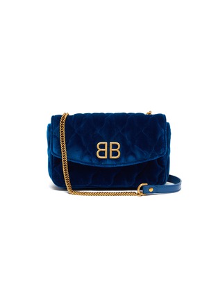 首图 - 点击放大 - BALENCIAGA - BB标志天鹅绒链条钱包