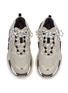 细节 - 点击放大 - BALENCIAGA - Triple S网眼布拼接真皮运动鞋