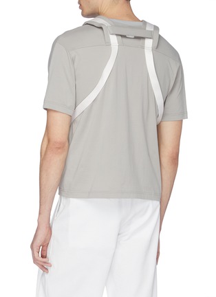 背面 - 点击放大 - STAFFONLY - Apeni搭带装饰棉质T恤